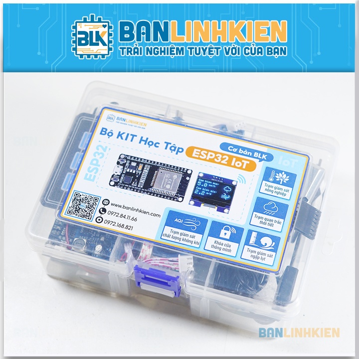 Bộ KIT Học Tập ESP32 IOT Cơ Bản
