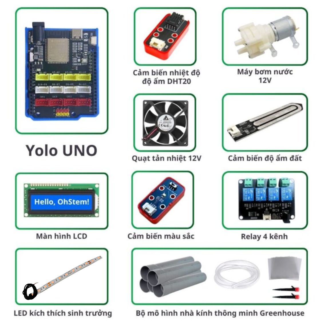 Bộ kit STEM chủ đề Nông nghiệp nhà kính