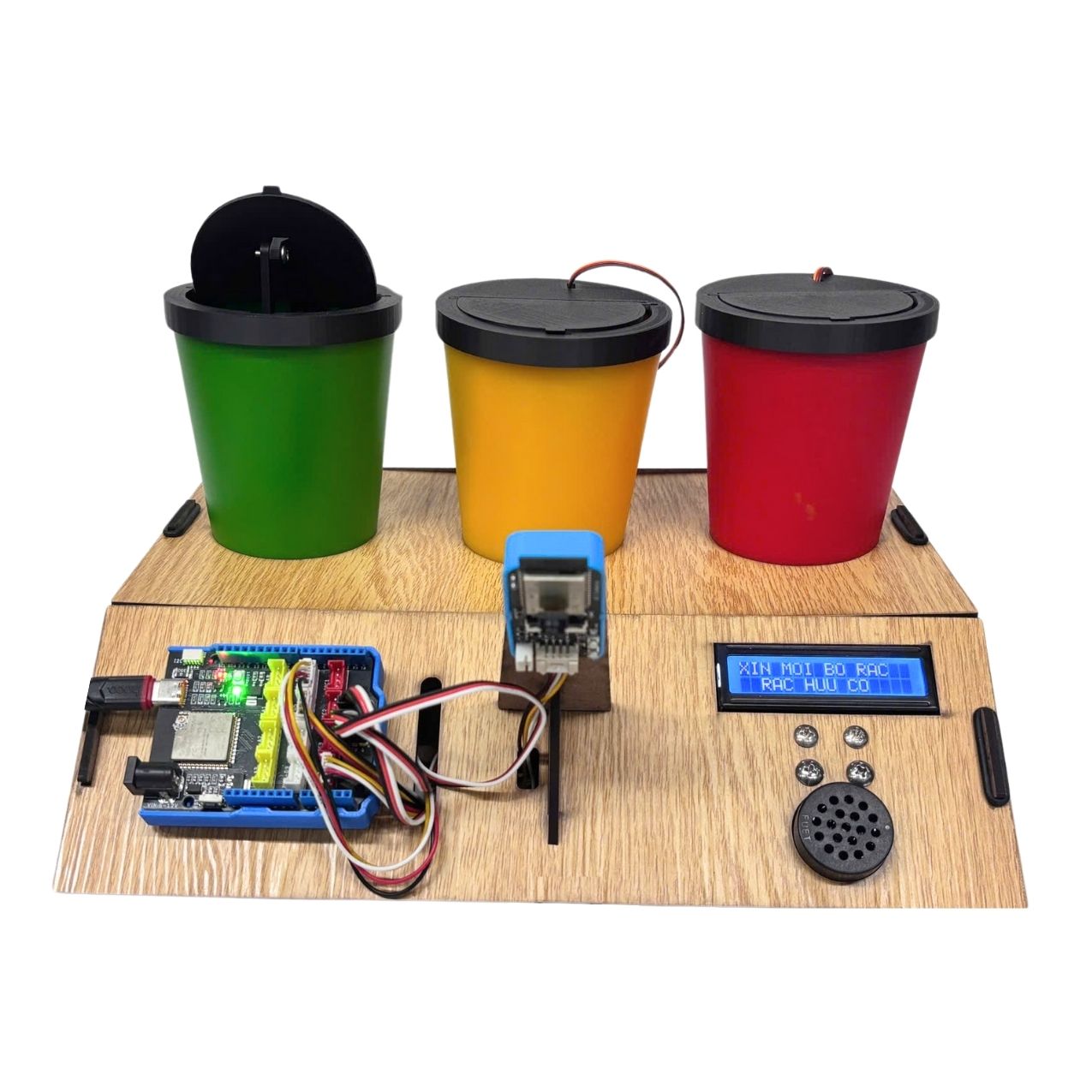 Bộ kit STEM chủ đề Thùng rác AI